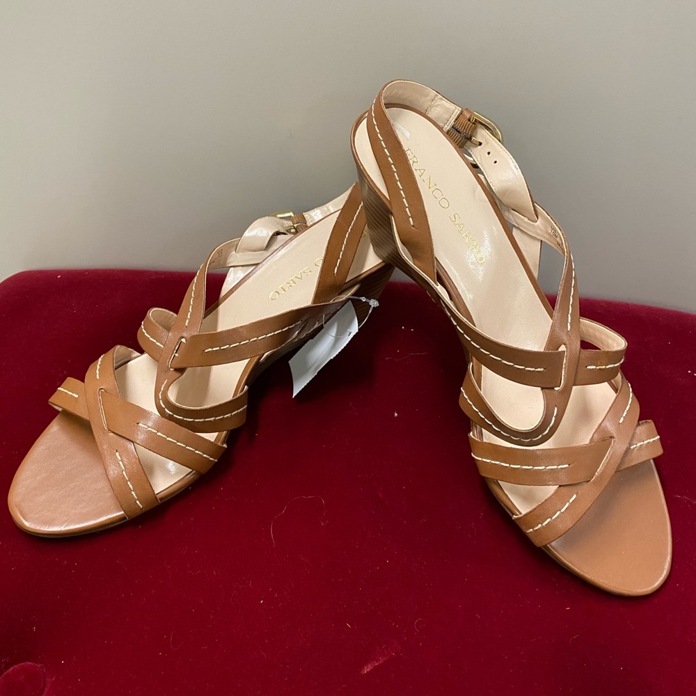 New Franco Sarto Wedge Sandals